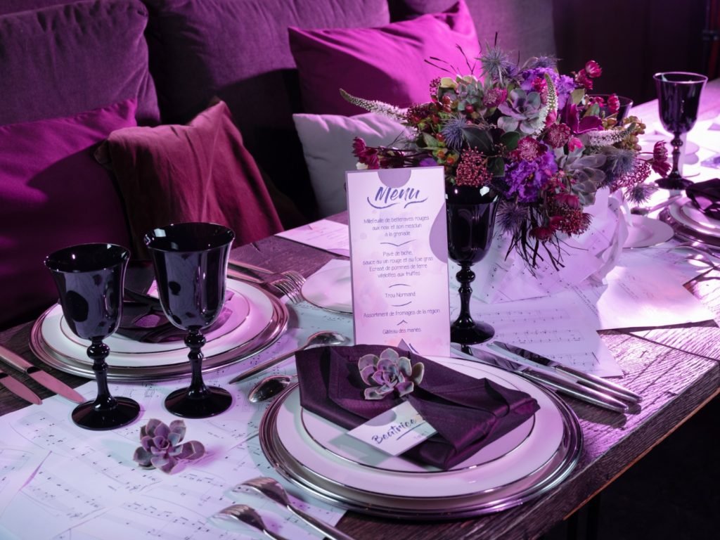 EFFEEDORA - Wedding planner - île de France - Shooting Inspiration Mariage Purple Rain